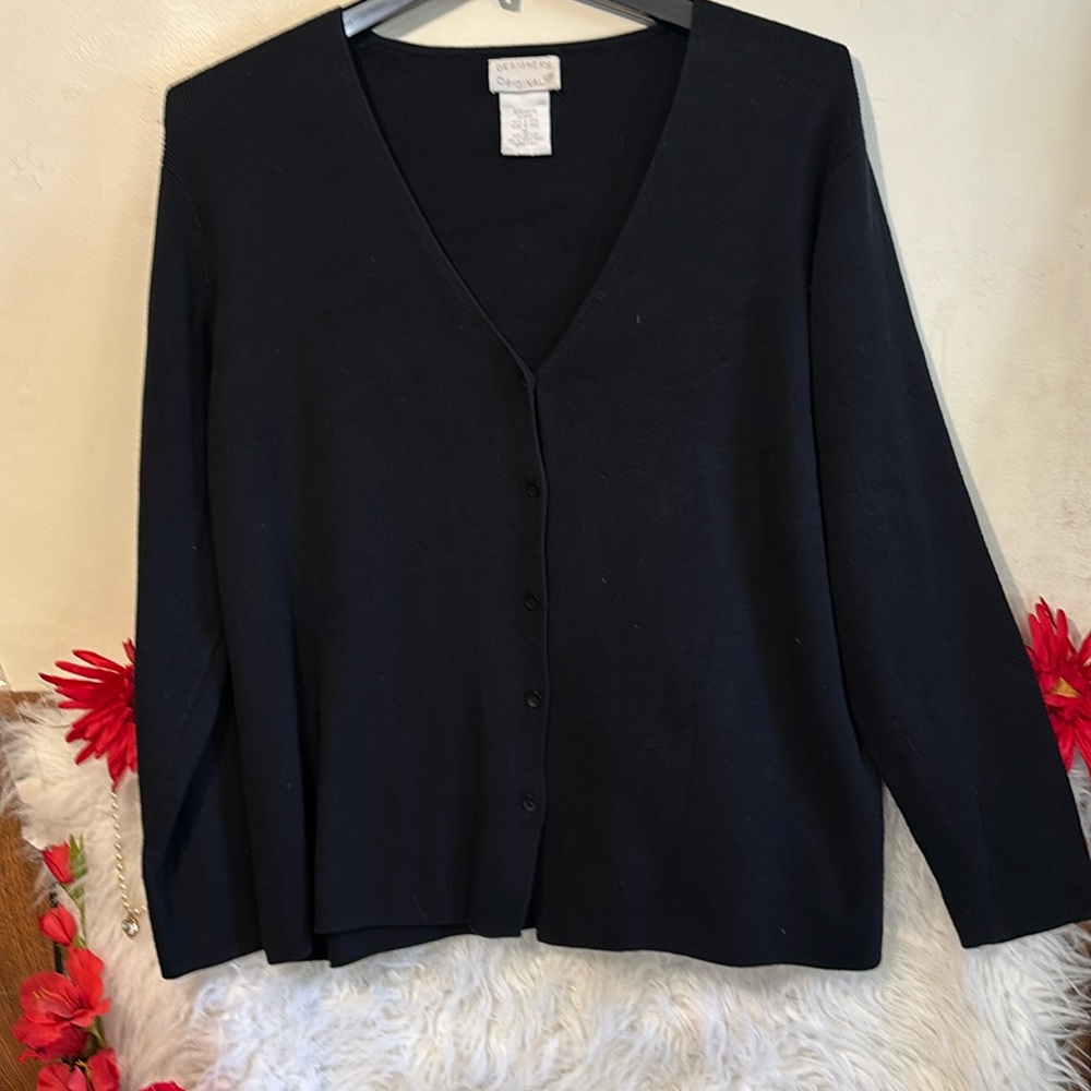 Designer Original Button Down Sweater - image 1